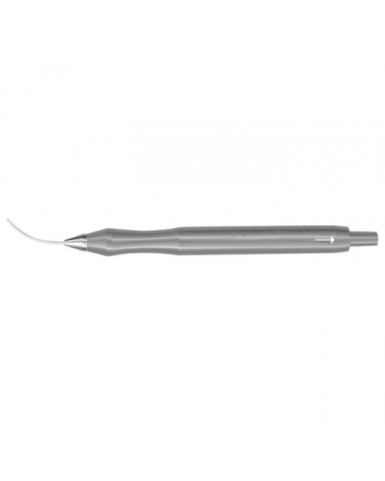 Aspiration Hand Piece, 23 gauge, 0.3mm port, textured tip