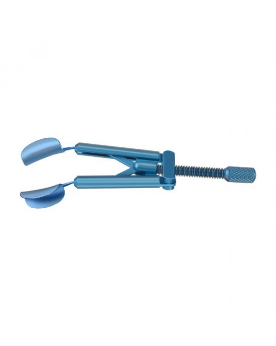 Kershner Reversible Speculum, Solid Blade, Titanium