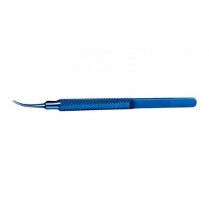 Tying Forceps, Round Handle, Curved, Titanium