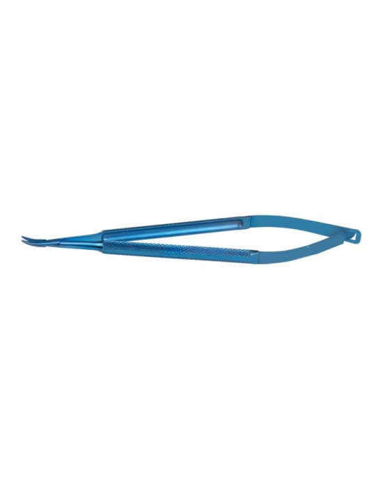 Needle Holder, Curved, Without Lock, Standard, Titanium